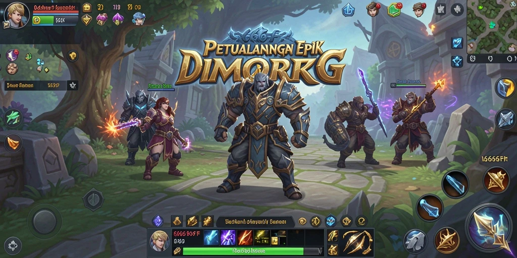 Screenshot gameplay 666FF menampilkan aksi seru dalam dunia MMORPG.