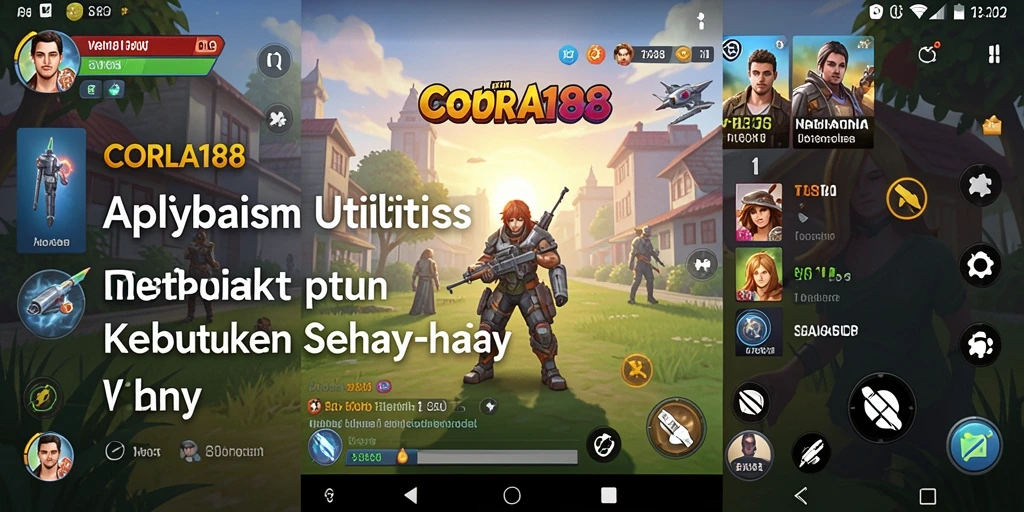 Screenshot utama CORLA188 menampilkan tampilan antarmuka aplikasi Utility yang user-friendly.