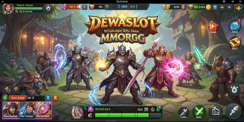 Gameplay seru dan grafis memukau DEWASLOT dalam MMORPG.