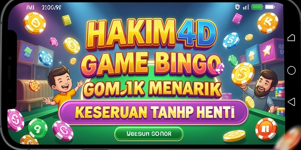Gameplay seru HAKIM4D dalam aksi permainan Bingo.