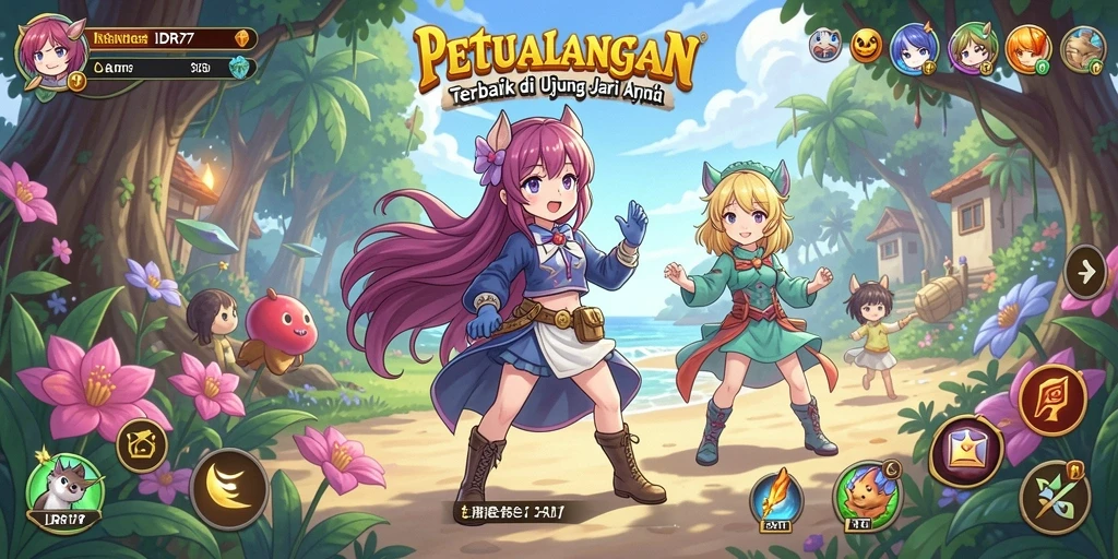 Gameplay seru di IDR77 dengan karakter Anime yang penuh aksi.