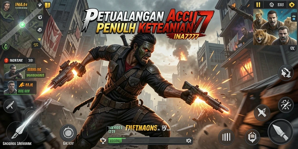 Tampilan aksi mendebarkan dalam gameplay <strong>INA777</strong> yang penuh tantangan.