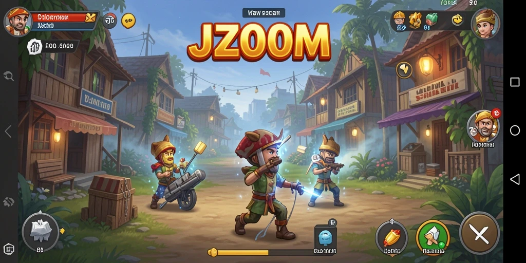 Tampilan gameplay J200M yang menarik dan interaktif.