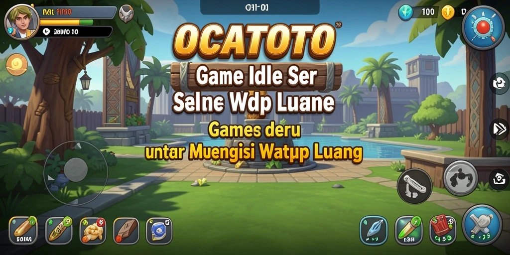 Screenshot menampilkan gameplay menarik dari OCATOTO di kategori Idle.