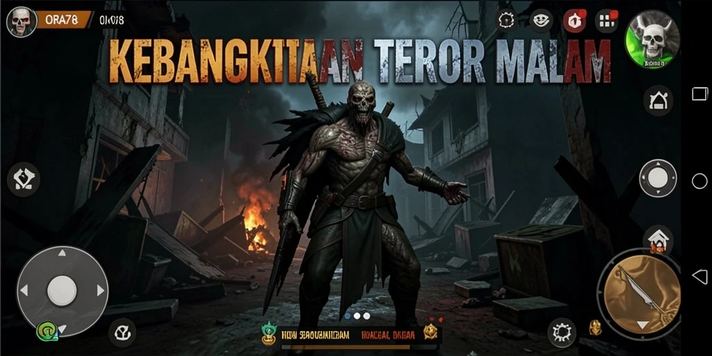 Gameplay ORA78 yang penuh ketegangan dan kengerian.