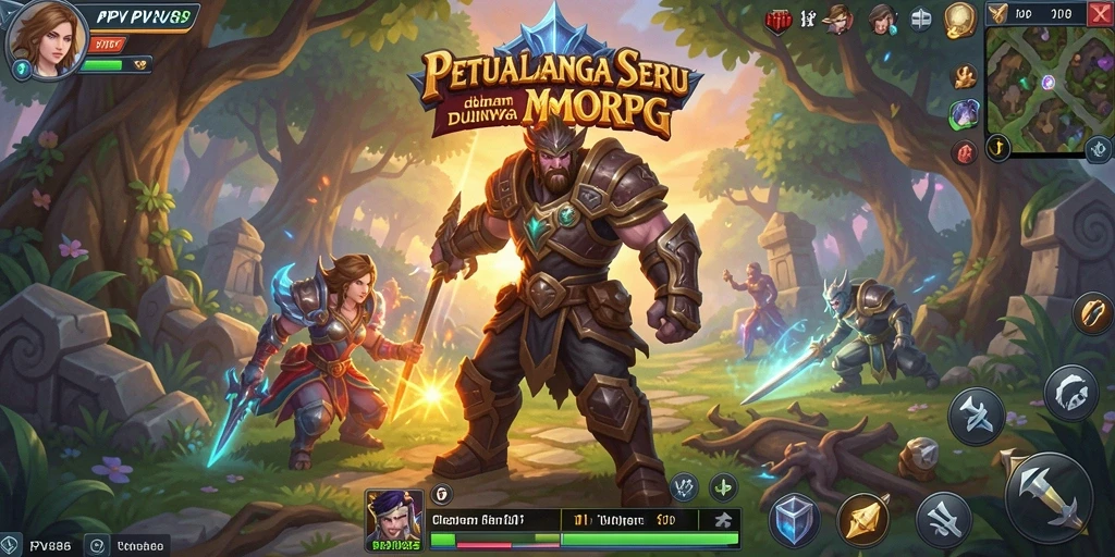 Tangkapan layar gameplay PPV88 menampilkan karakter dalam pertempuran epik.