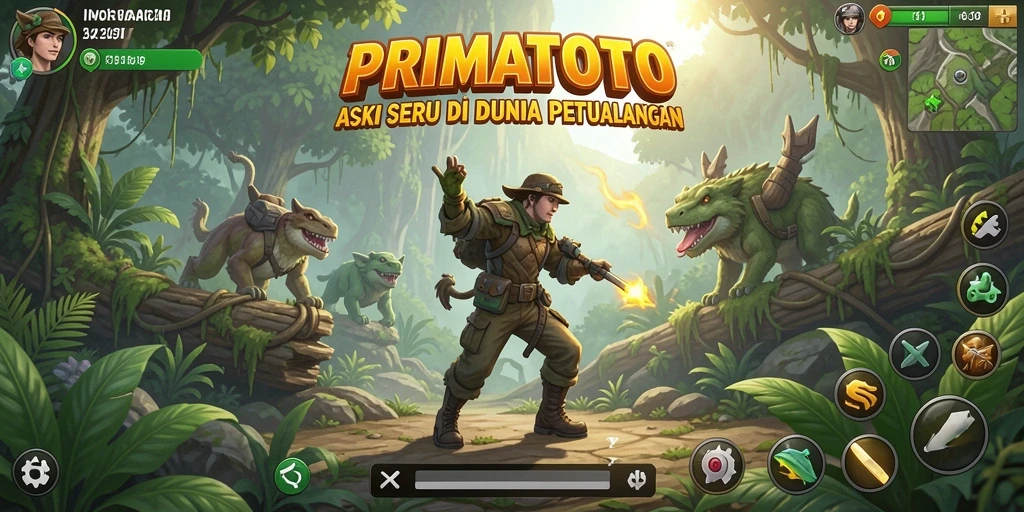 Gameplay seru dan mendebarkan di PRIMATOTO.