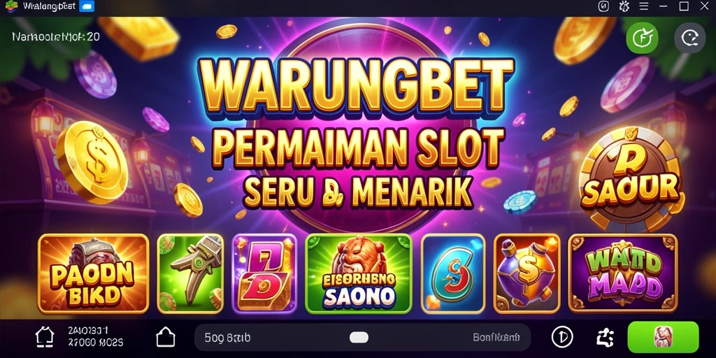 Tampilan menarik dari gameplay Slot di WARUNGBET.